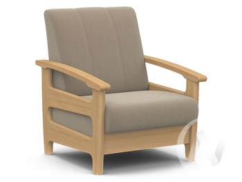 Кресло для отдыха Омега (бук лак/CATANIA LATTE) в Бурмистрово - burmistrovo.mebel54.com | фото