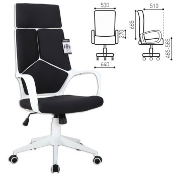 Кресло офисное BRABIX Prime EX-515 (черная ткань) в Бурмистрово - burmistrovo.mebel54.com | фото