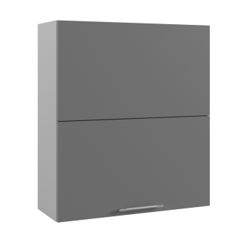 Ройс ВПГПМ 800 Шкаф верхний высокий Blum Aventos HF (Графит софт/корпус Серый) в Бурмистрово - burmistrovo.mebel54.com | фото